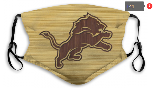 NFL Detroit Lions #4 Dust mask with filter->nfl dust mask->Sports Accessory